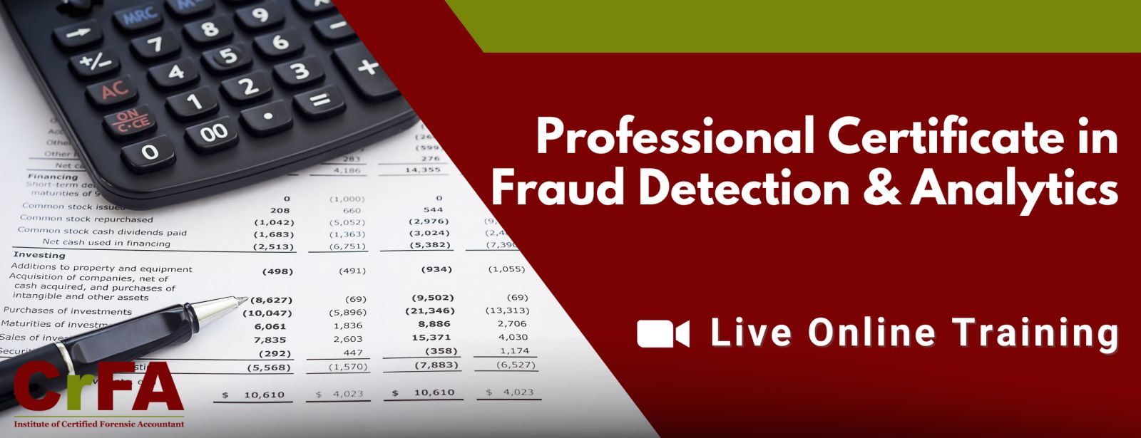 Professional Certificate in Fraud Detection & Analytics